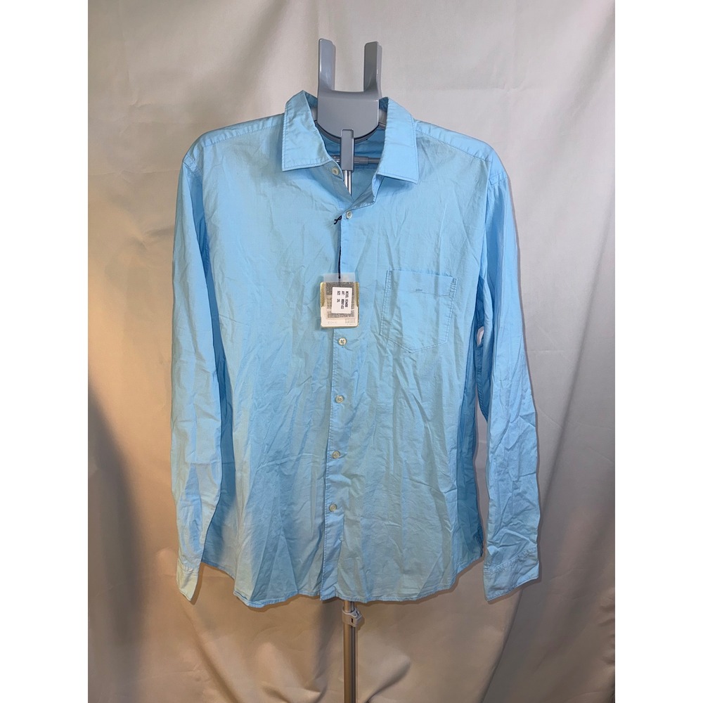 Mason's Mens Light Blue Long Sleeve Button Down Shirt XXL NWT Classic Fit